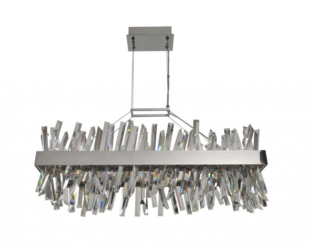 Glacier 36 Inch Rectangular LED Island