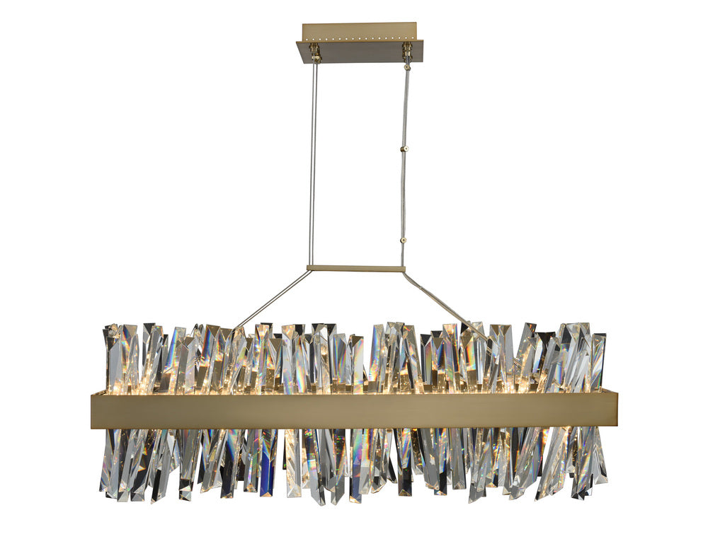 Glacier 36 Inch Rectangular LED Island