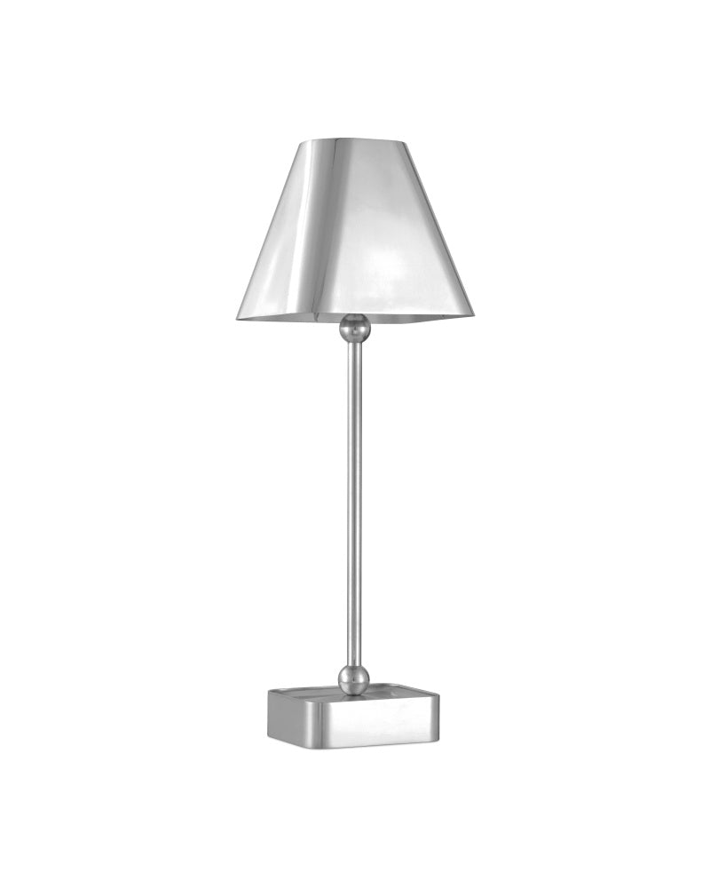 Gadabout Nickel Cordless Table Lamp