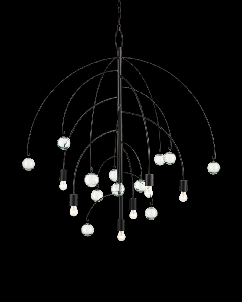 Factotum Black Chandelier