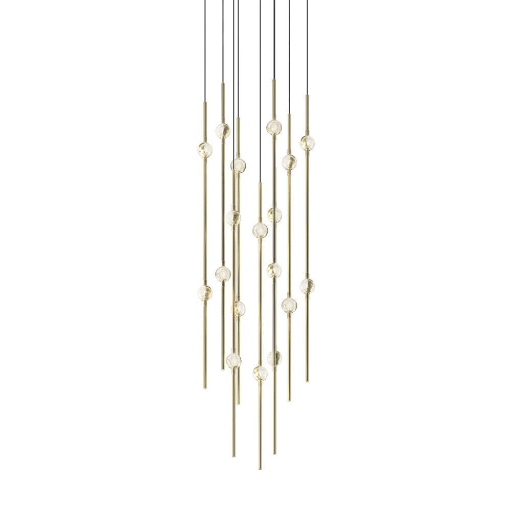 Aries 12" Round LED Pendant w/20' Cords