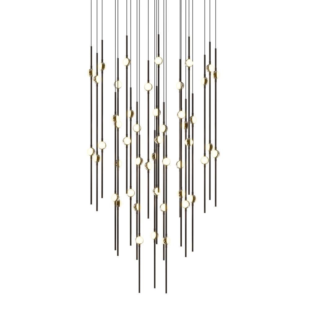 Aries 25" Round LED Pendant (2700K) w/20' Cords
