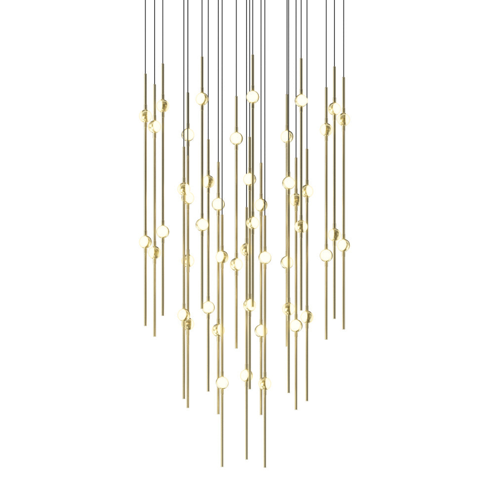 Aries 25" Round LED Pendant (2700K) w/20' Cords