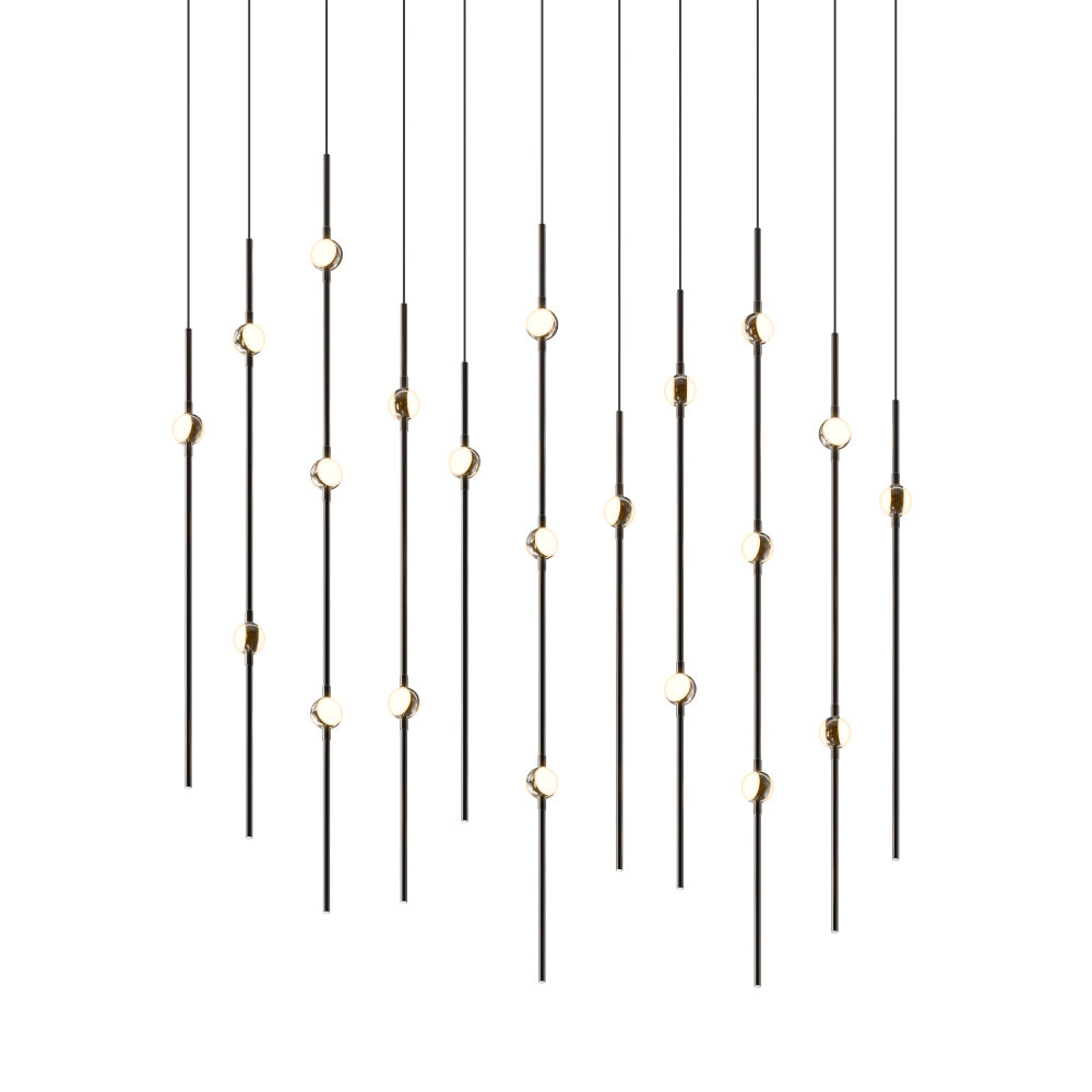 Aries 36" Rectangle LED Pendant w/20' Cords