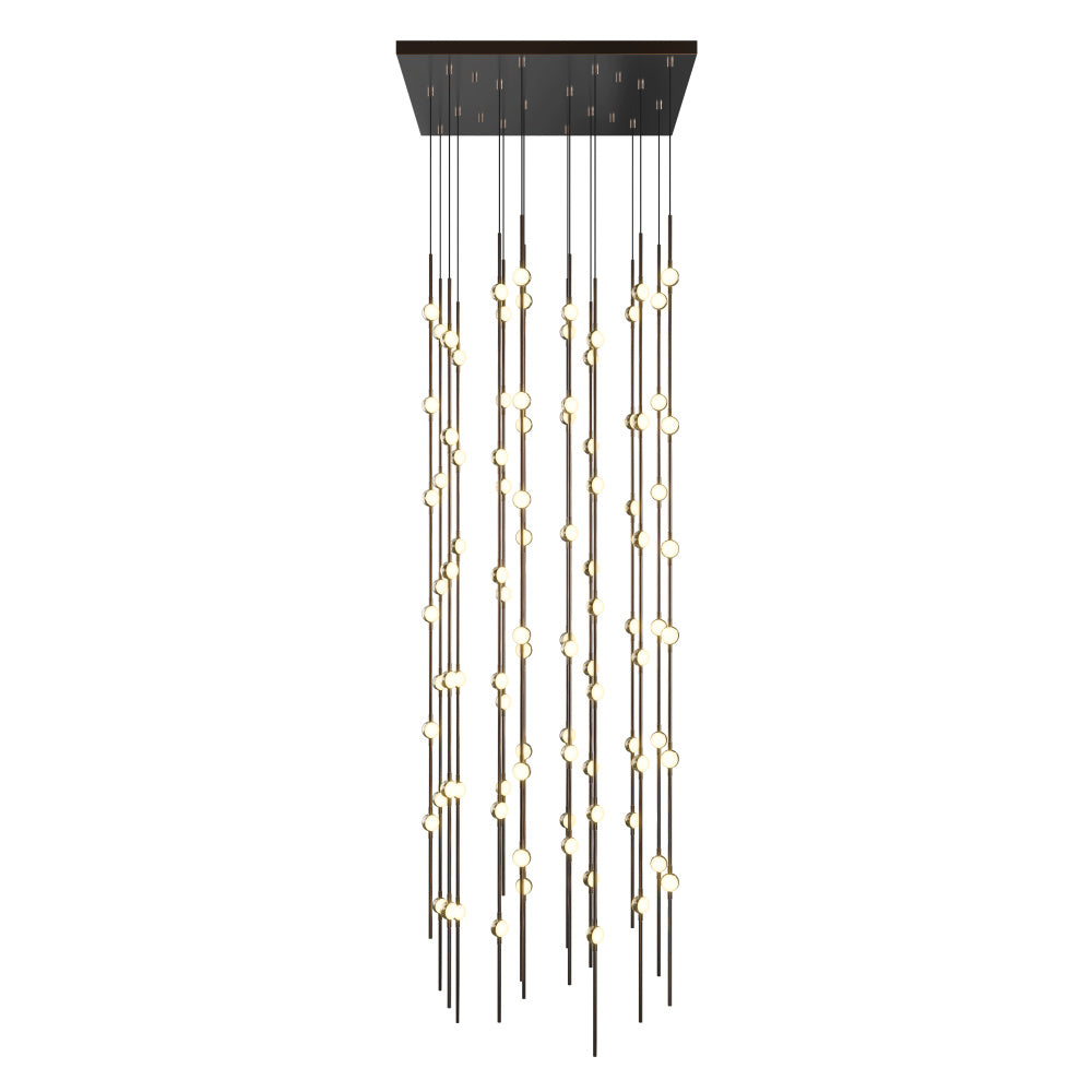 Andromeda 24" Square LED Pendant (2700K) w/20' Cords