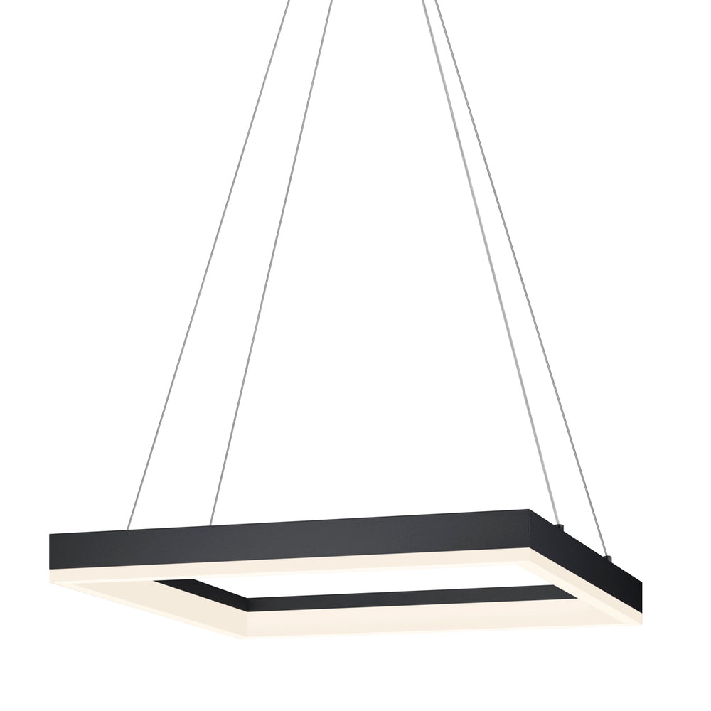 19" LED Square Pendant