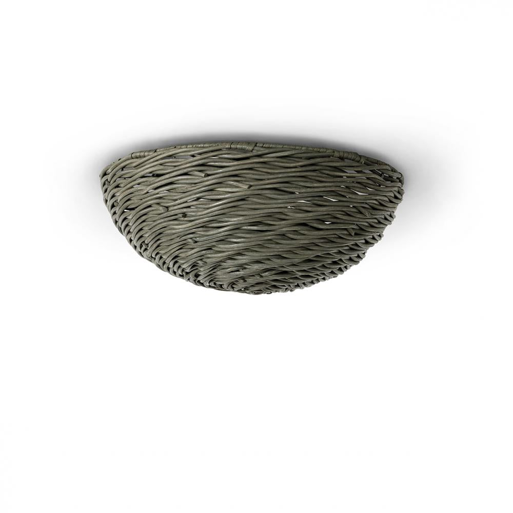 WISTERIA FLUSH MOUNT GREY PEWTER
