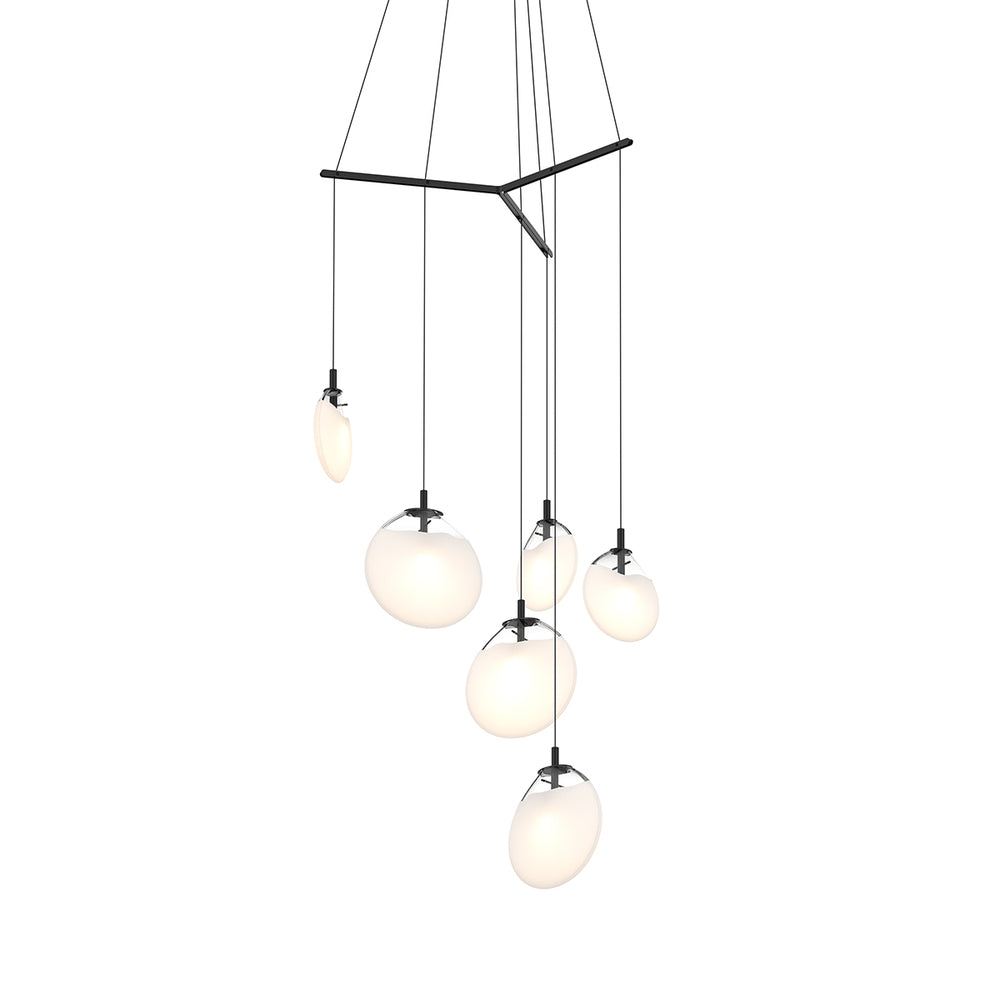 6-Light Tri-Spreader LED Pendant