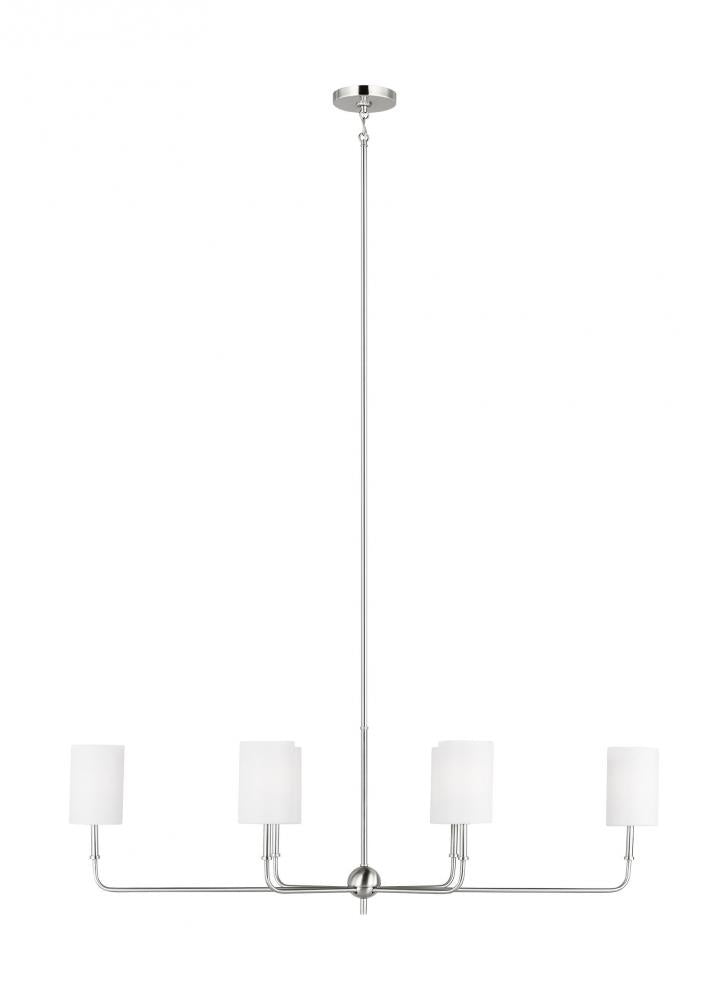 Foxdale Six Light Linear Chandelier