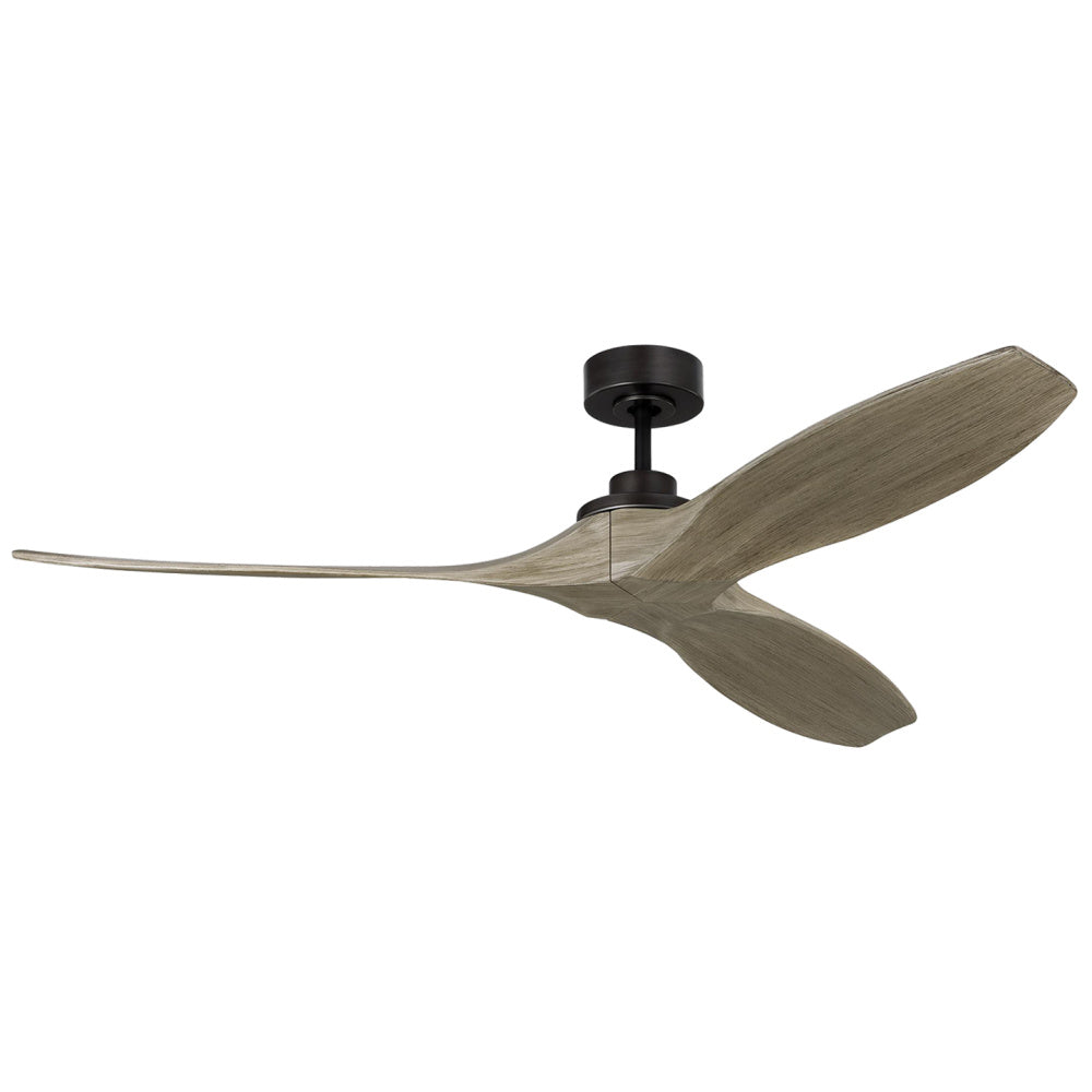 Collins 60" Smart Indoor/Outdoor Aged Pewter Ceiling Fan with Remote Control and Reversible Moto