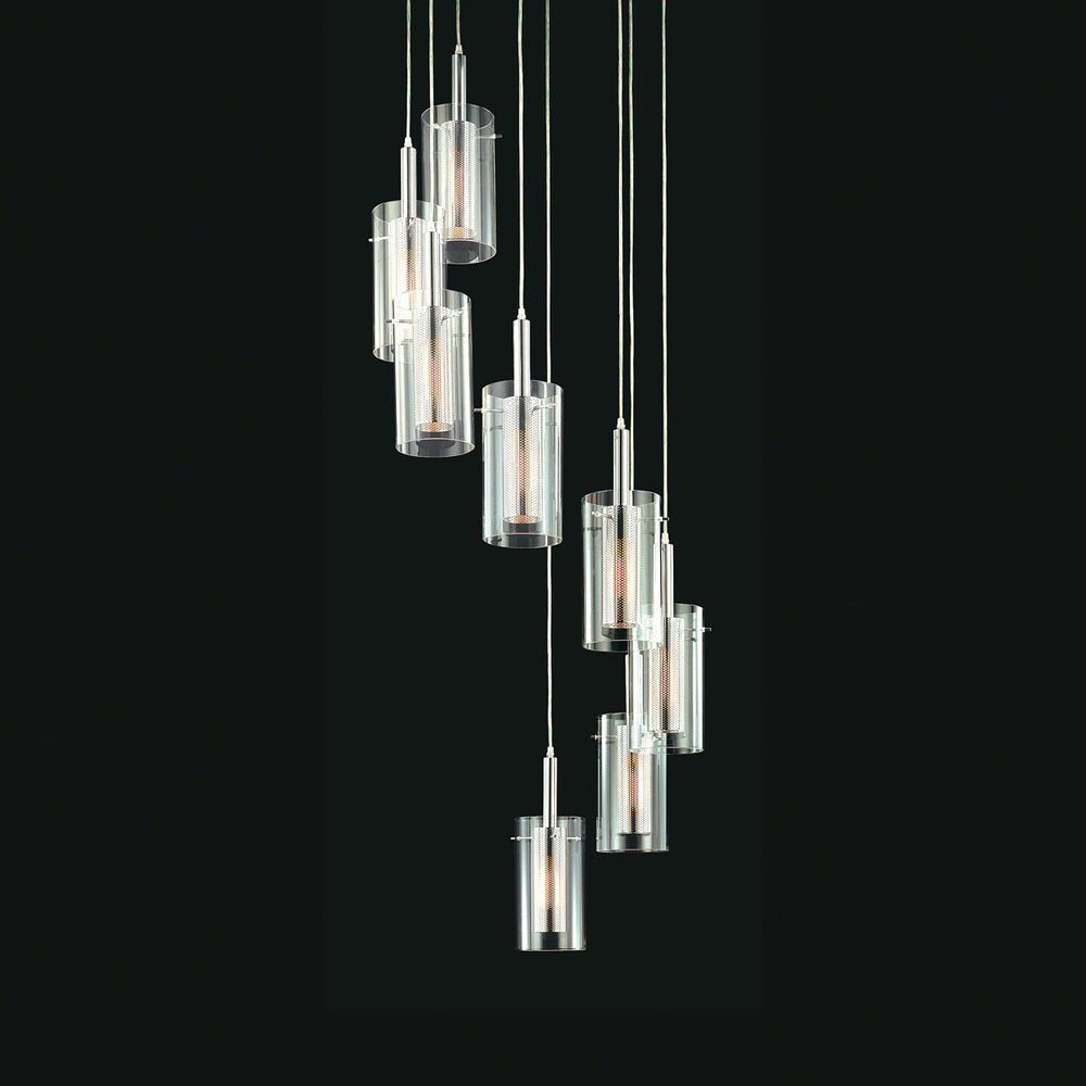 8-Light Round Pendant