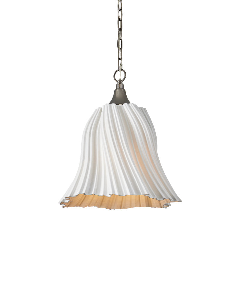 Twirl White Pendant