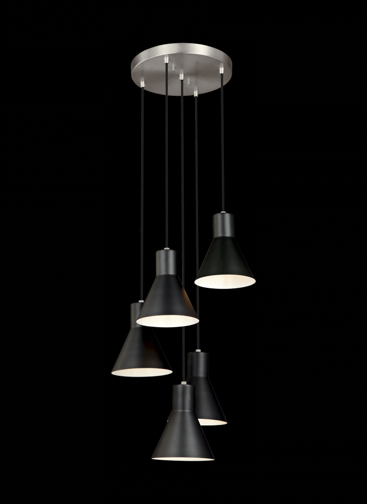 Towner Five Light Cluster Pendant