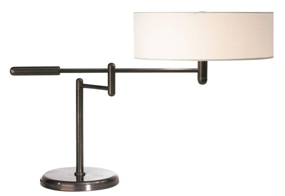 Two Light Black Table Lamp