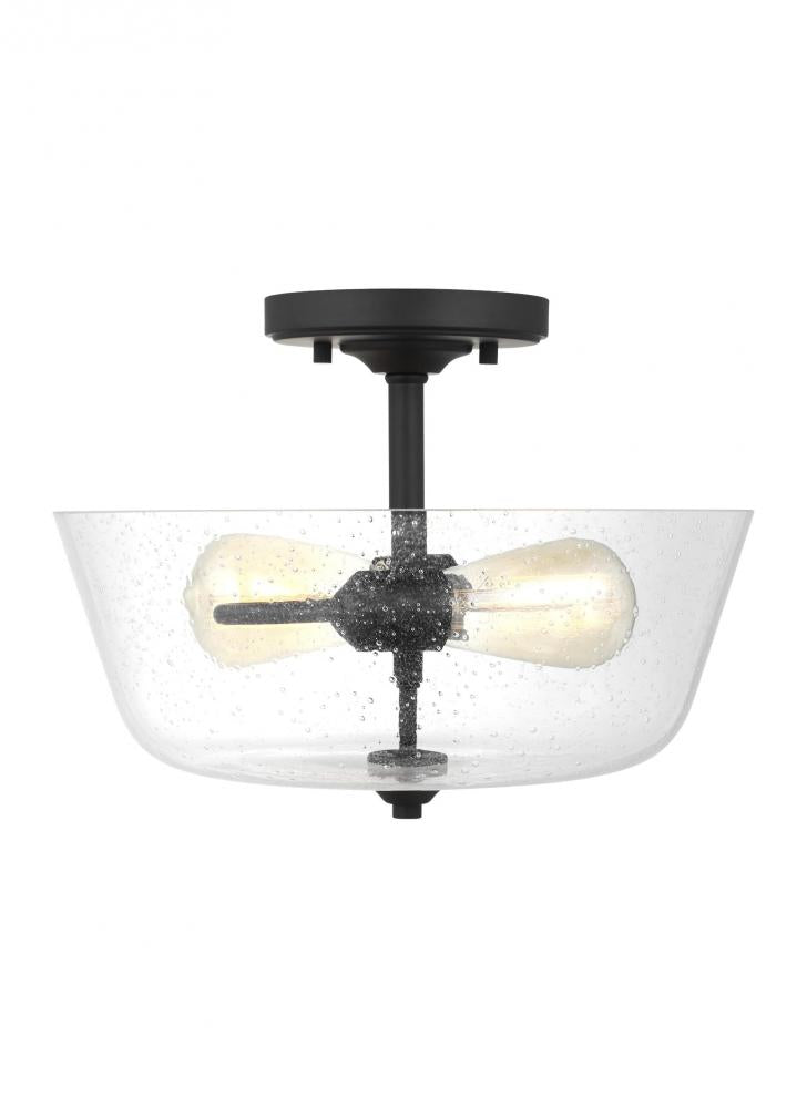 Belton Two Light Ceiling Semi-Flush Mount