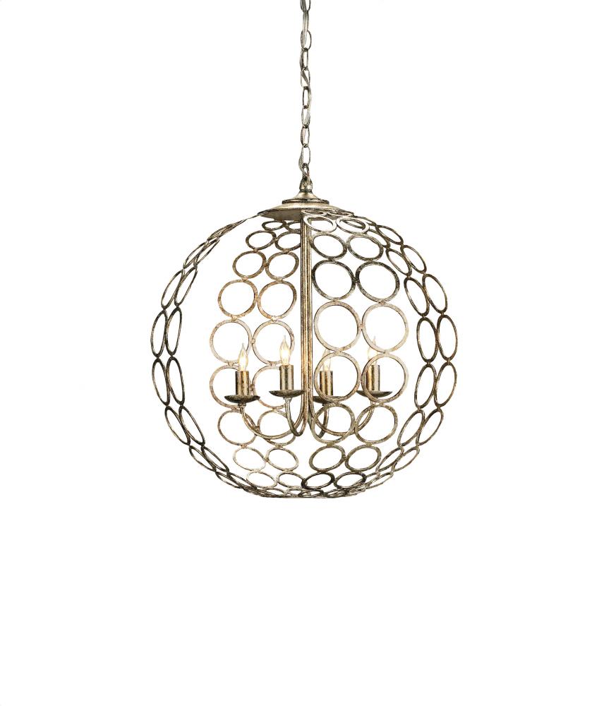 Tartufo Silver Orb Chandelier