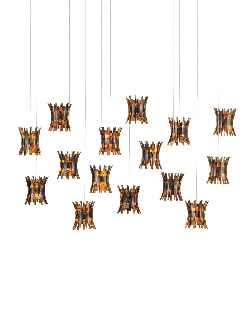 Alsop 15-Light Linear Multi-Drop Pendant