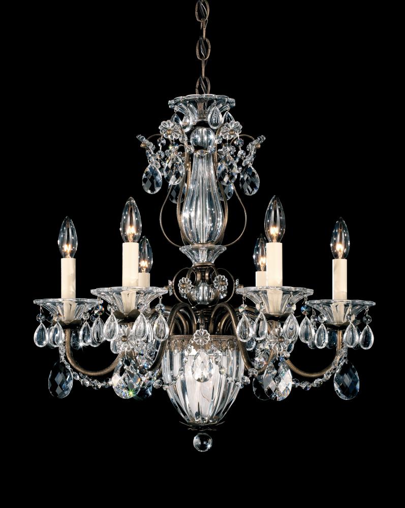 Bagatelle 7 Light 120V Chandelier in Heirloom Gold with Clear Radiance Crystal