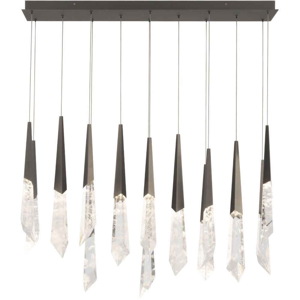 Solitude 14 Light 120-277V Multi-Light Pendant (Square Canopy) in Antique Nickel
