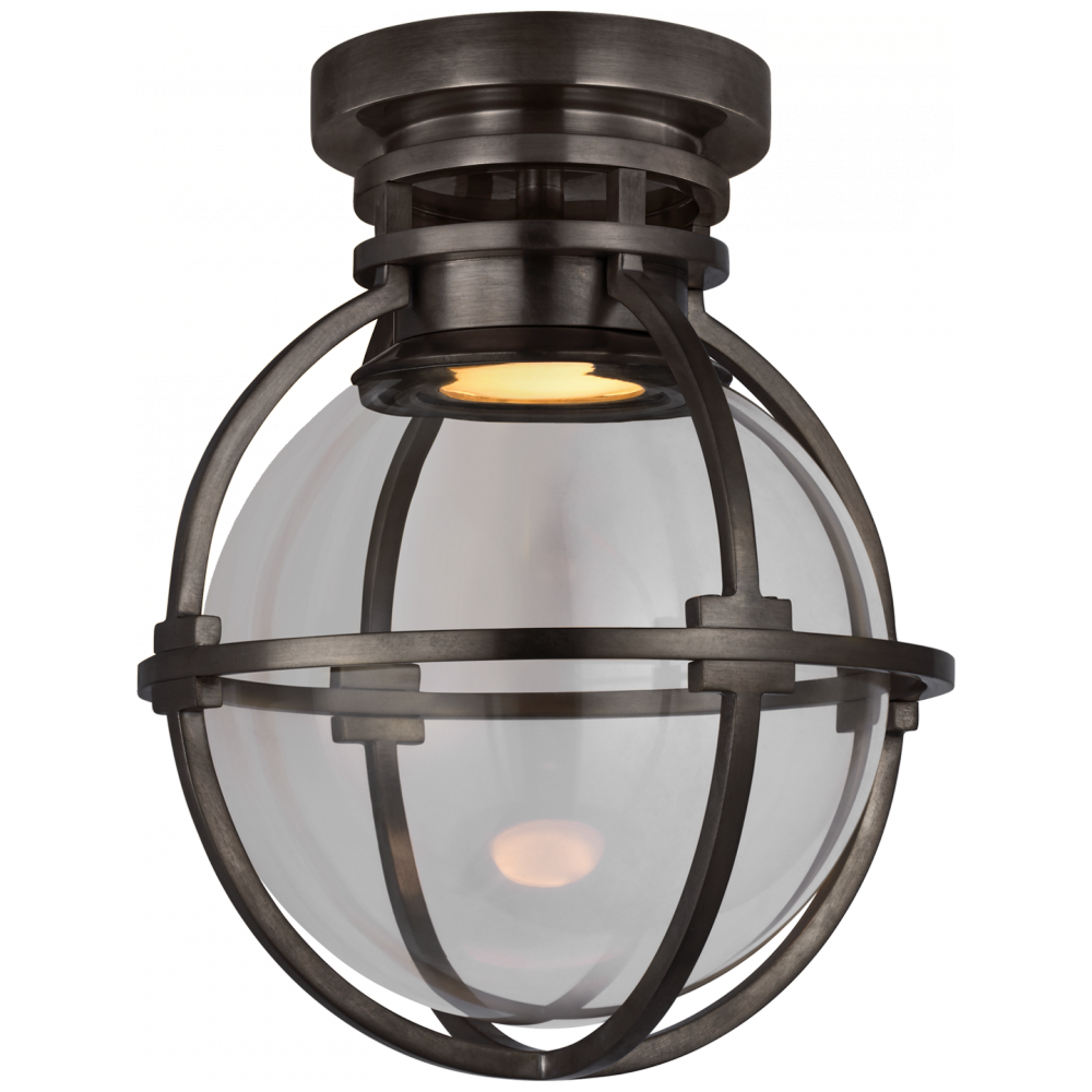 Gracie 10" Captured Globe Flush Mount