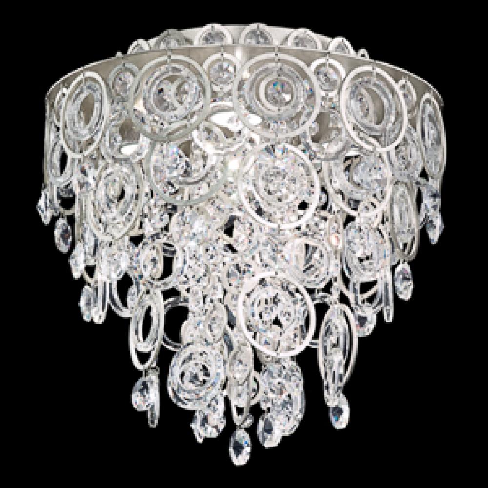 Circulus 4 Light 110V Close to Ceiling in Heirloom Gold with Clear Heritage Crystal
