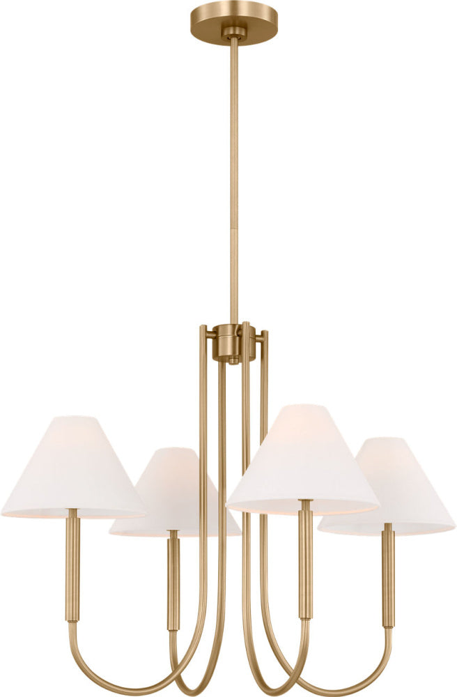 PORTEAU 4L MD CHANDELIER SB