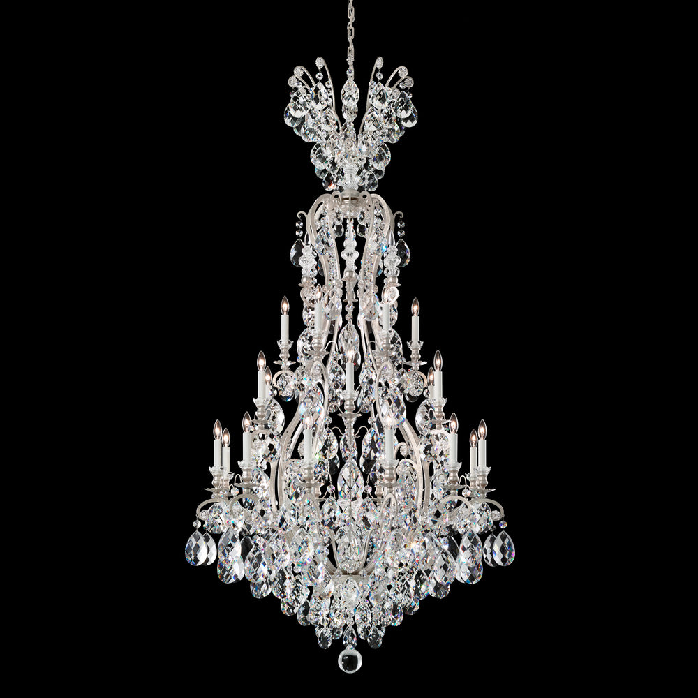 Renaissance 25 Light 120V Chandelier in Black with Crystals from Swarovski®