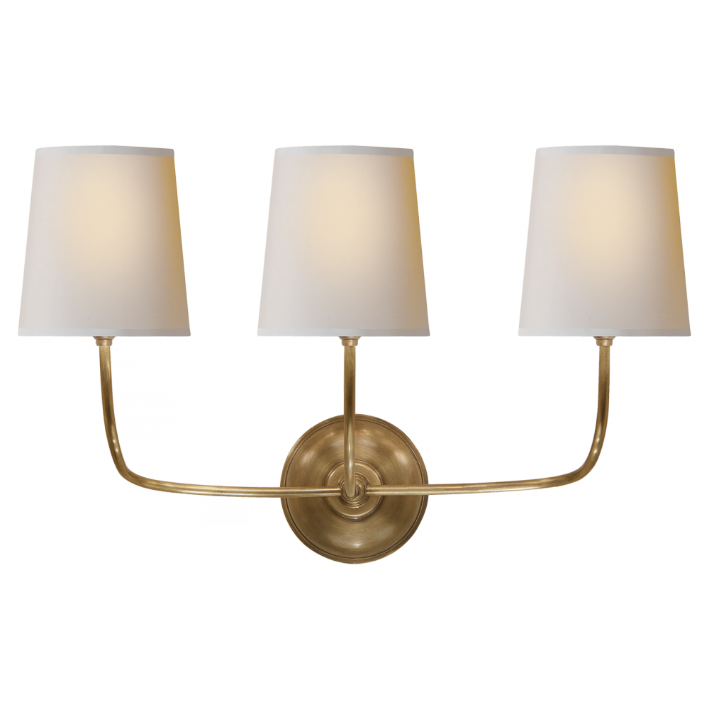 Vendome Triple Sconce