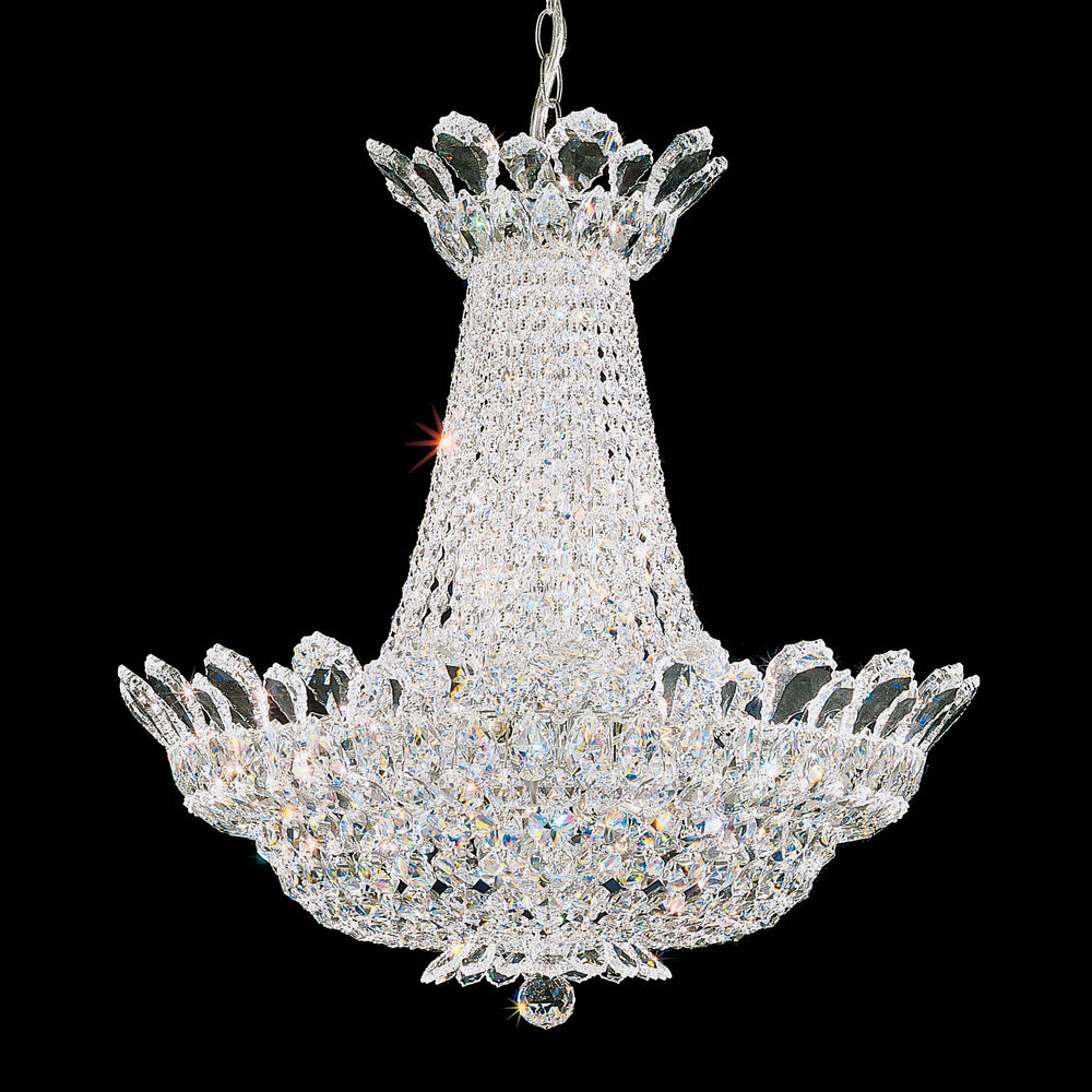 Trilliane 24 Light 110V Chandelier in Silver with Clear Crystals From Swarovski?