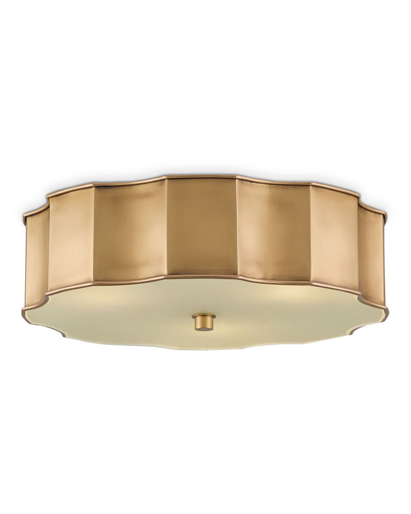 Wexford Brass Flush Mount