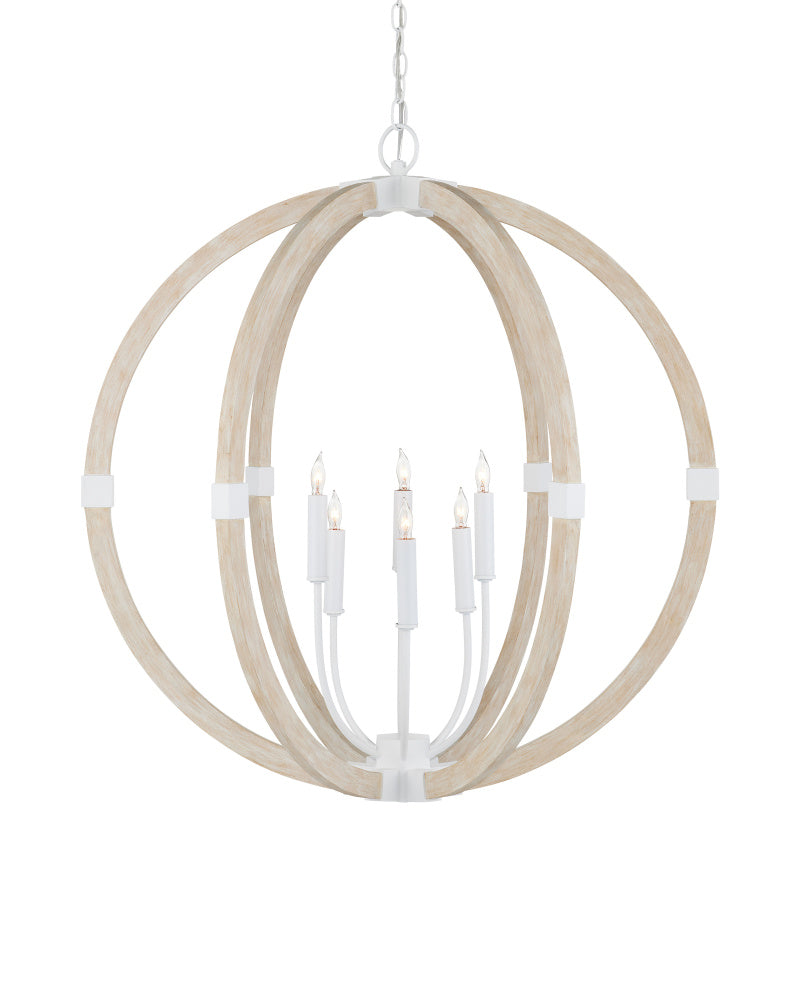 Bastian Sandstone Orb Chandelier