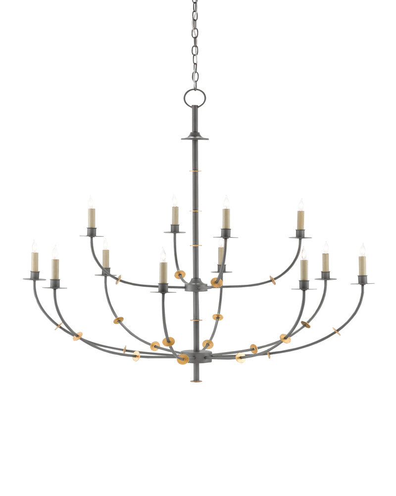 Balladier Gray Chandelier