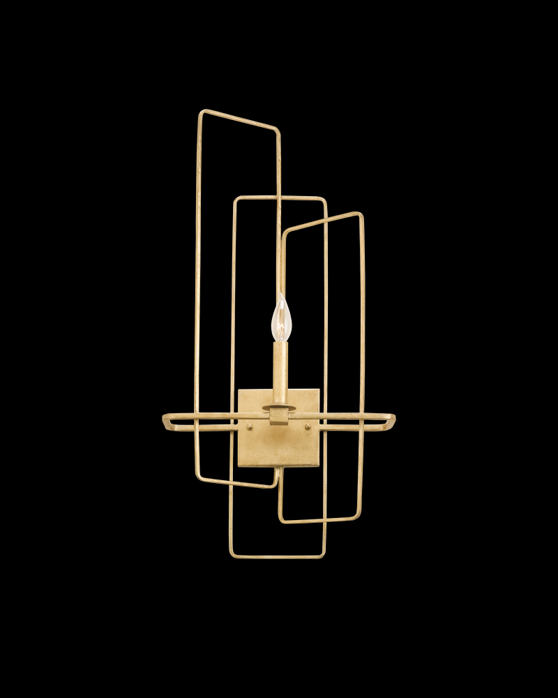 Metro Gold Wall Sconce, Left