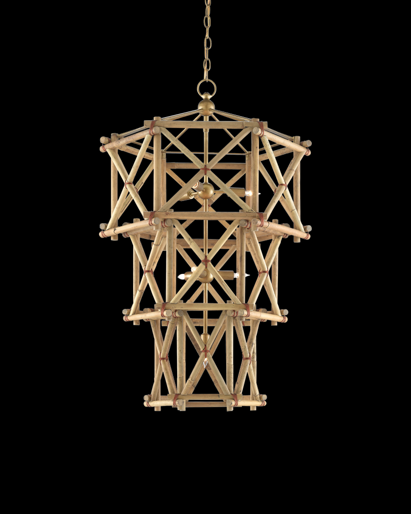 Kingali Medium Rattan Chandelier
