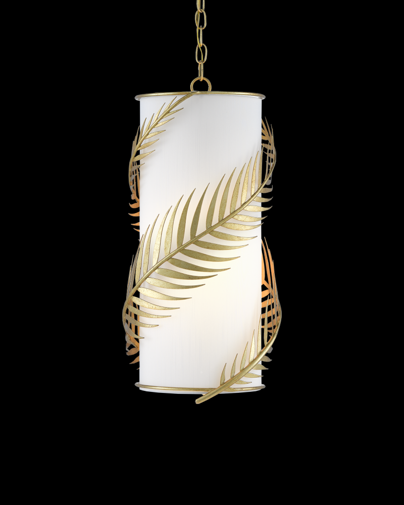 Queenbee Palm Gold Pendant