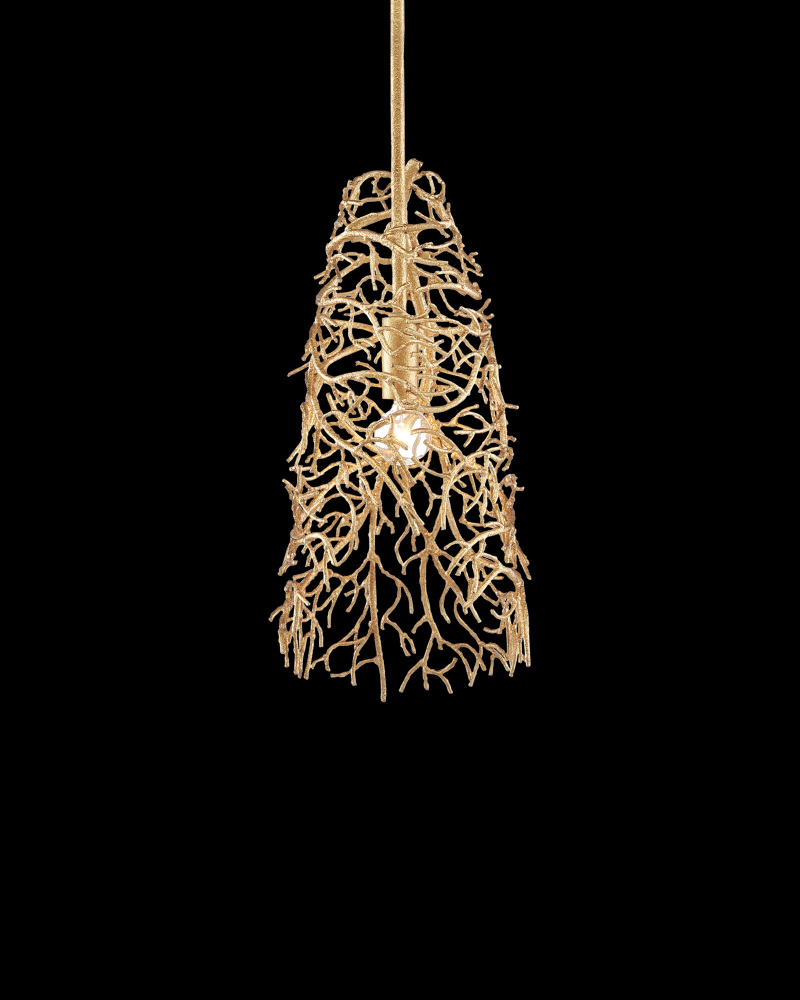 Sea Fan Gold Pendant