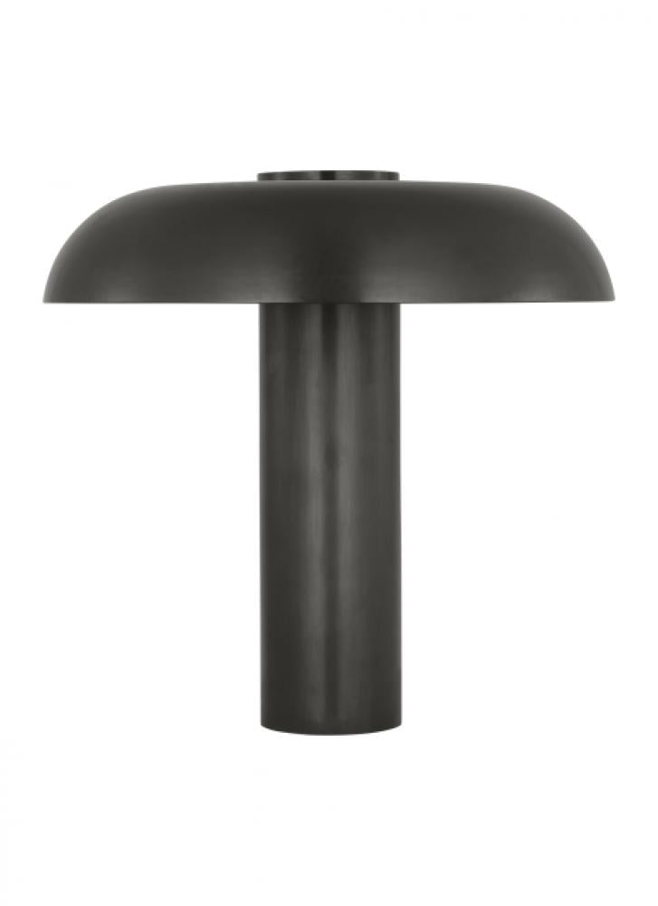 Sean Lavin Louver 1-light dimmable LED medium table lamp with dark bronze finish