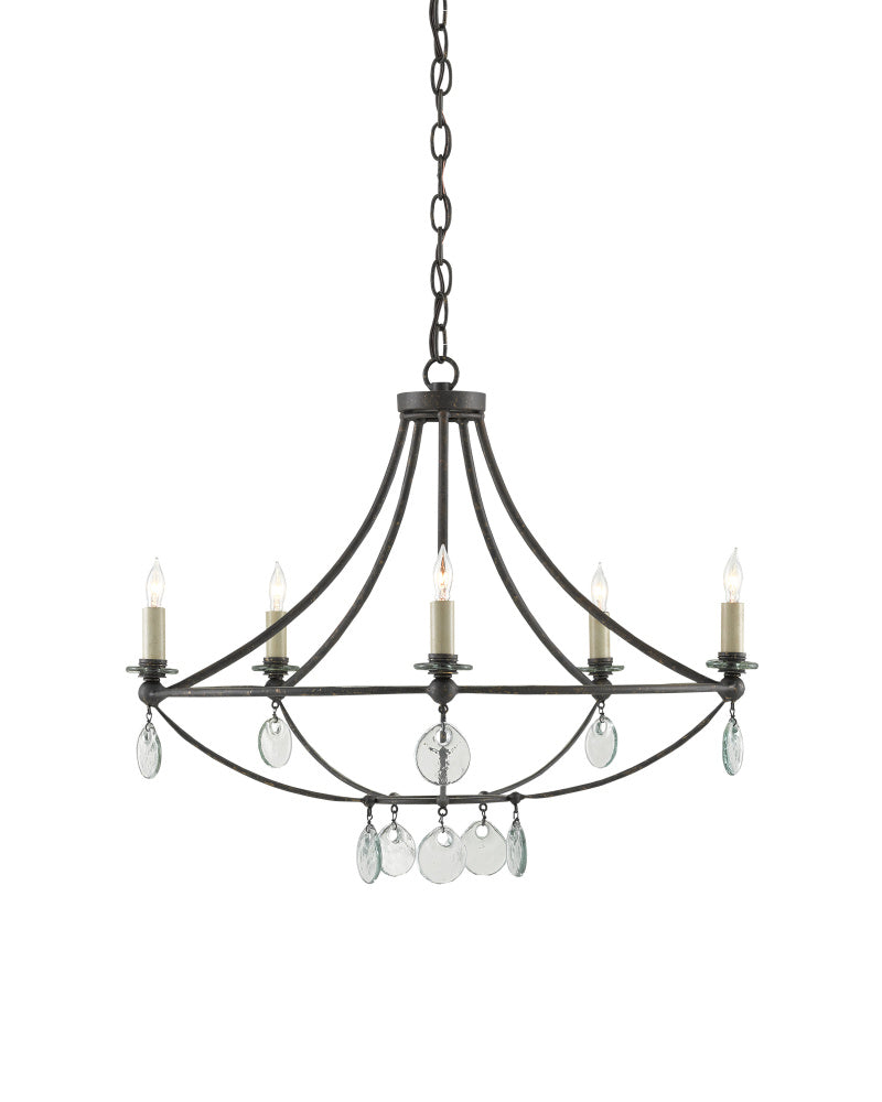 Novella Small Black Chandelier