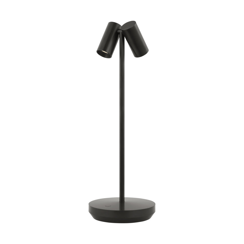 Doppia Accent Rechargeable Table Lamp bronze 2700K 90 CRI wall charger included