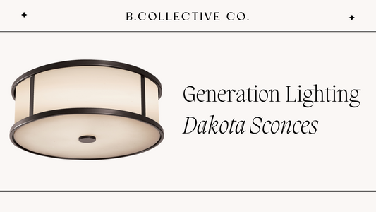 Generation Lighting: Dakota Collection Flush Mounts