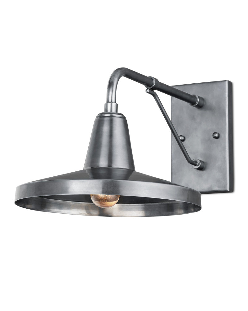 Mariner Silver Outdoor Wall Sconce