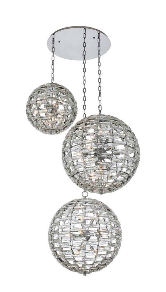 Alta 3 Lt Pendant 18+26+26