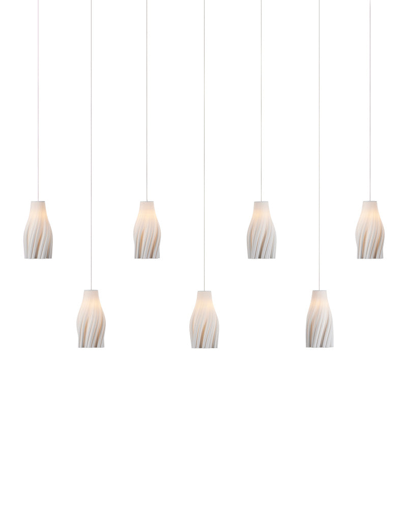 Posh 7-Light Linear Multi-Drop Pendant