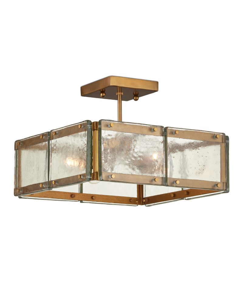 Countervail Square Semi-Flush Mount