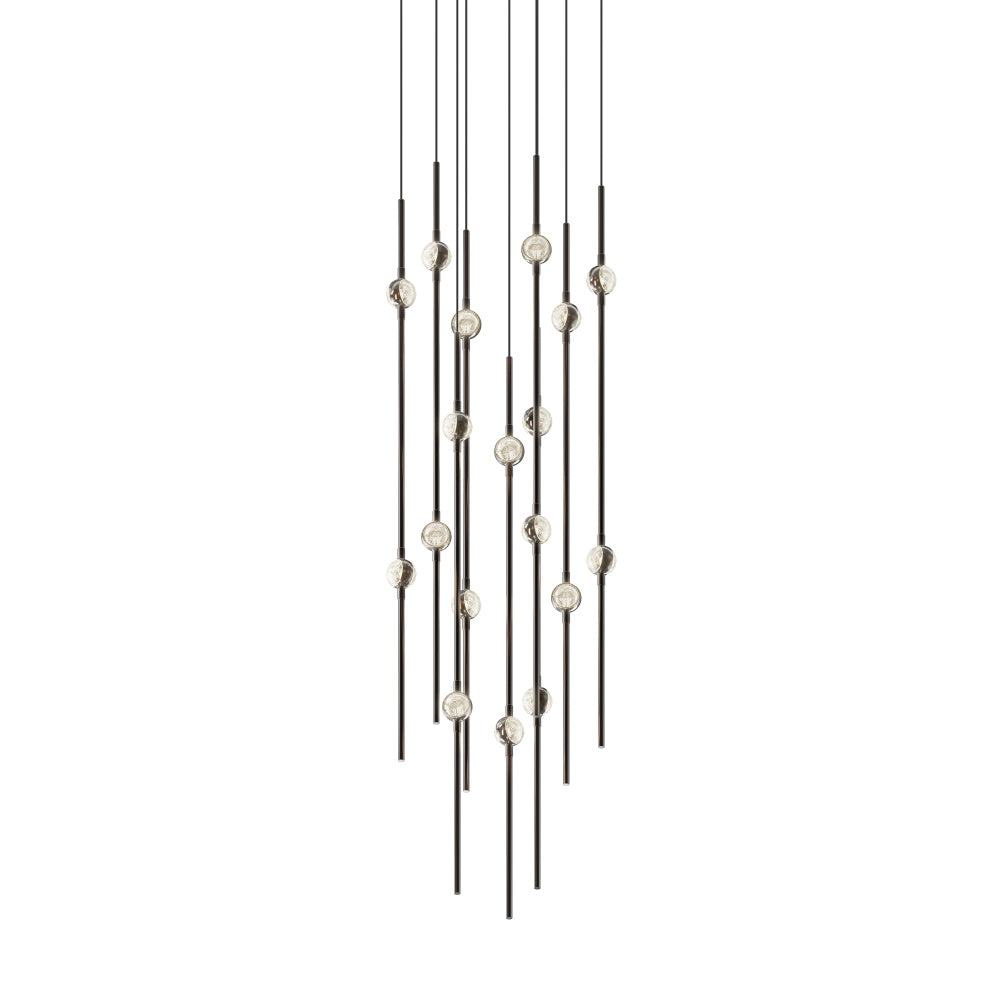 Aries 12" Round LED Pendant (2700K) w/20' Cords