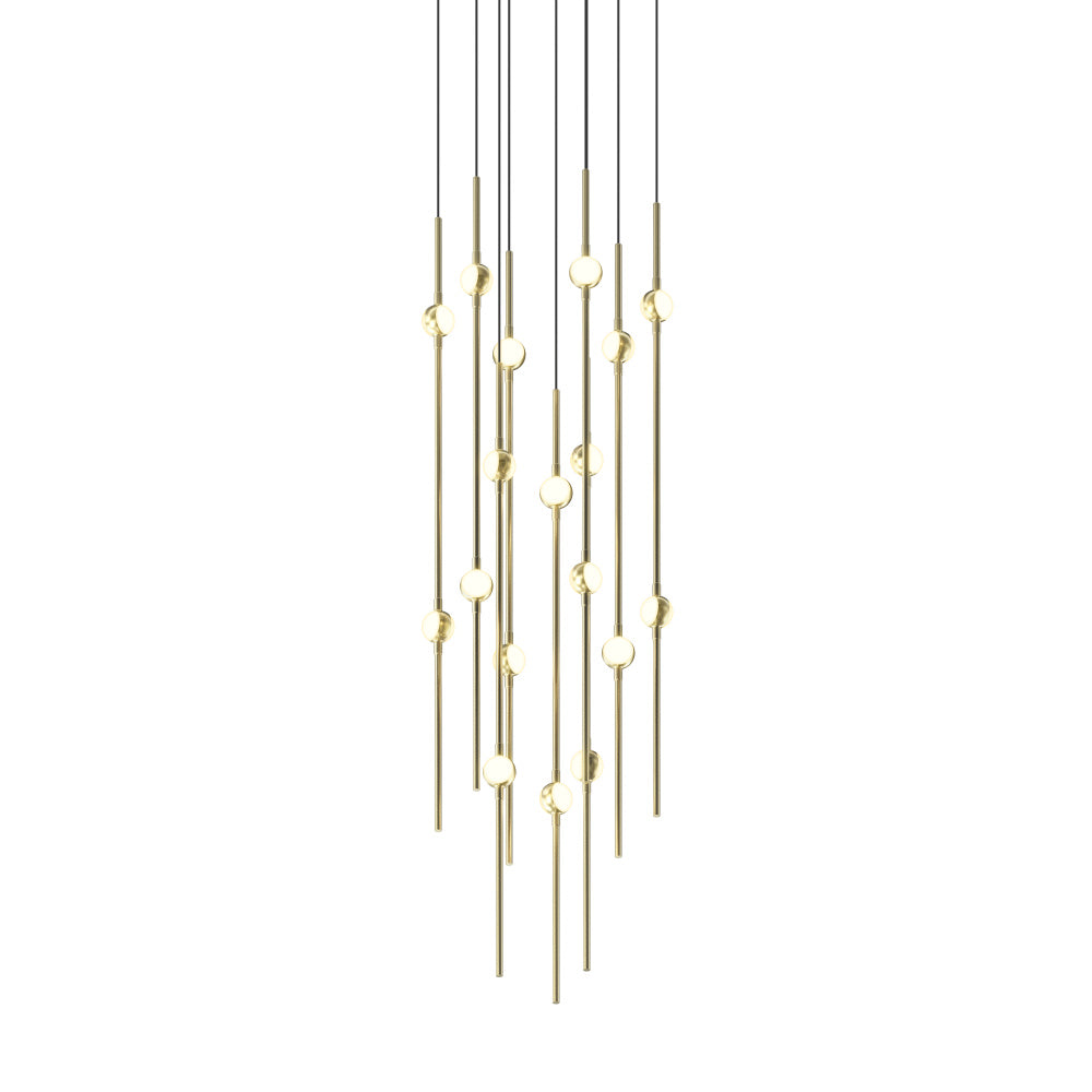 Aries 12" Round LED Pendant (2700K) w/20' Cords