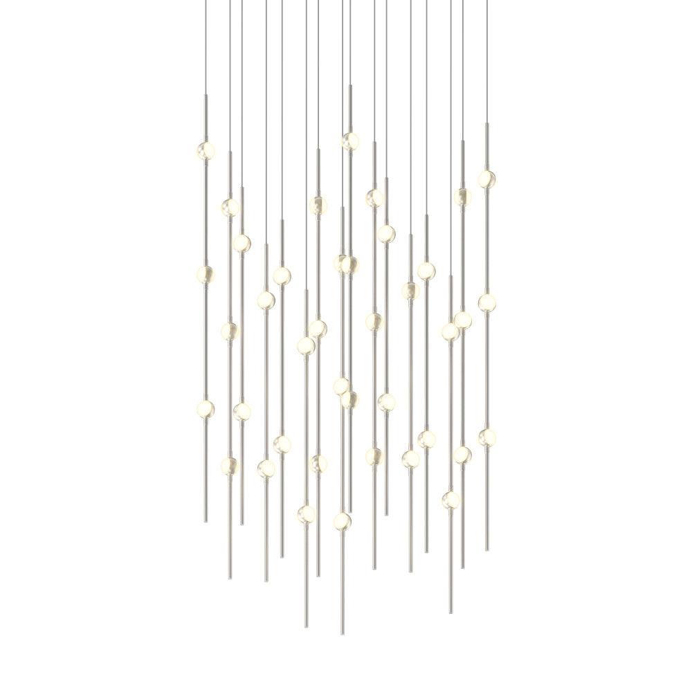 Aries 24" Square LED Pendant (2700K) w/20' Cords