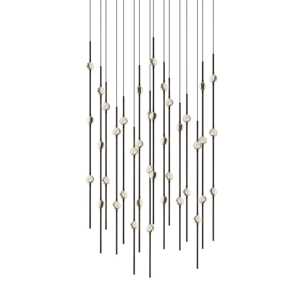 Aries 24" Square LED Pendant (2200K) w/20' Cords
