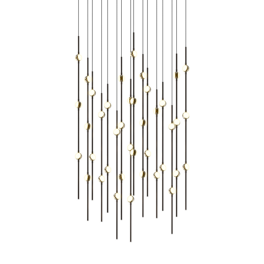 Aries 24" Square LED Pendant w/20' Cords