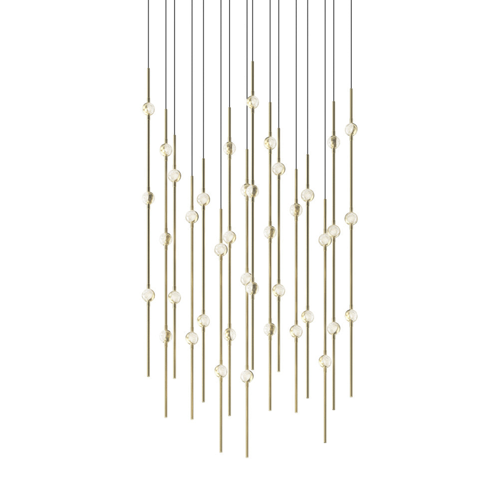 Aries 24" Square LED Pendant (2700K) w/20' Cords